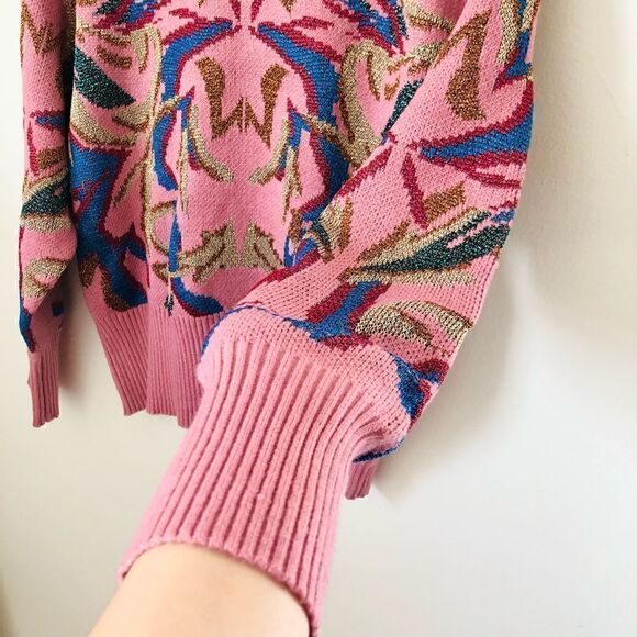 Suncoo Pandor Sweater Pull Pandor-Pink and Gold Parisian sweater - Picture 11 of 16